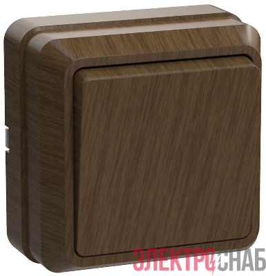 Выключатель 1-кл. ОП Октава 10А IP20 ВС20-1-0-ОД дуб GENERICA EVO10-K04-10-DC
