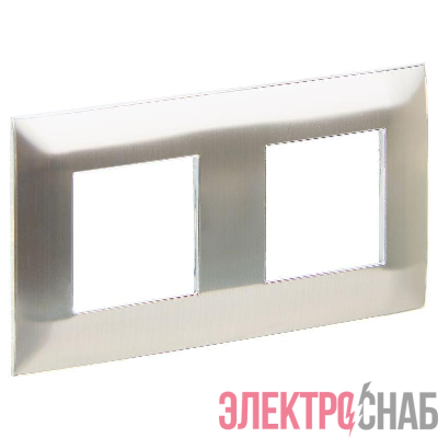Рамка 2-м SKANDY SK-F32N металл никель IEK SK-M22-M-K50