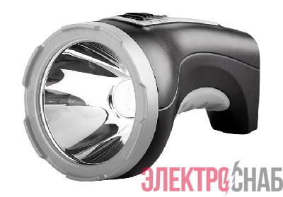 Фонарь аккумуляторный ручной AccuF2-L5W-bk SMD 5Вт 185лм IP20 2 режима: яркий/эконом аккум. 1.6А.ч выдвижная вилка индикатор зарядки ремешок черн. ФАZА 2857170