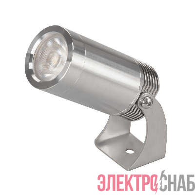 Светильник светодиодный KT-WATER-R44-8W Warm3000 (SL 24 deg 12V) IP68 металл Arlight 047733