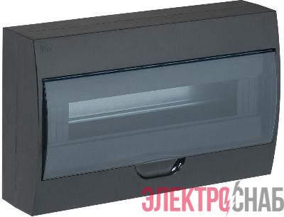 Корпус ЩРН-П-18 Krepta 3 IP41 навесной пластик. черн. IEK MKP12-N-18-41-K02