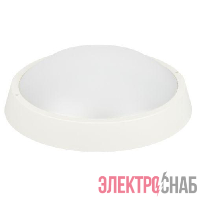 Светильник светодиодный SPB-203-0-40К-024 24Вт 4000К IP65 2040лм ЖКХ D320мм КРУГ бел. Эра Б0062728