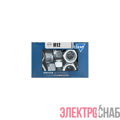 Гайка самоконтрящаяся М12 DIN 985 оцинк. (уп.25шт) Tech-Krep/Zitar 105256