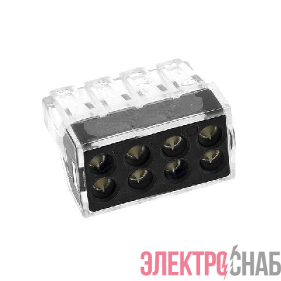 Клемм с пастойа строительно-монтажная СМК 773-108 8-проводная 1.0-2.5кв.мм с пастой (уп.50шт) PROxima EKF plc-smk-108