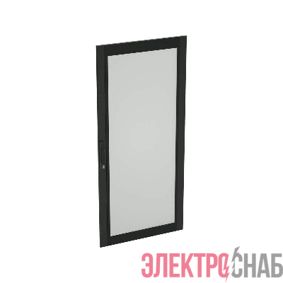 Дверь со стеклом IT-CQE 2200х800 RAL9005 DKC RBITCPGL2280