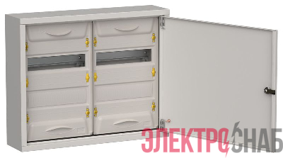 Корпус ЩРн-48 (2х24) TITAN 5 460х570х140 IP31 метал. сер. IEK TI5-50-N-2X024-31-7035