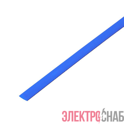 Трубка термоусадочная ТУТ нг 4.0/2.0 син. 1м Rexant 20-4005