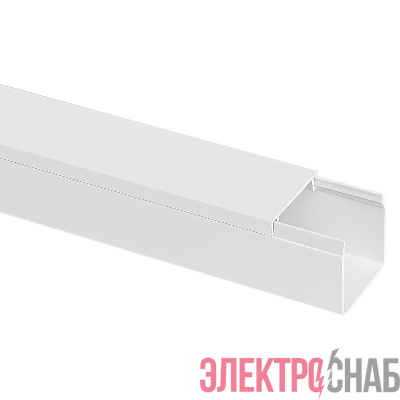 Кабель-канал 25х25 L2000 пластик бел. TOKOV ELECTRIC TKE-KK-25-25-2000-WH