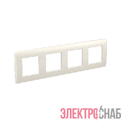 Рамка 4-м 4х2мод. Brava бел. RAL9016 DKC 75014W