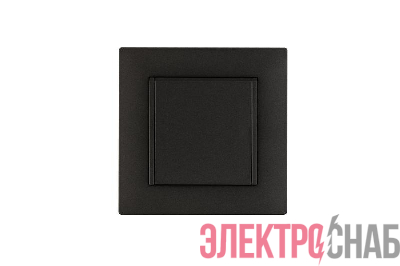 Розетка 1-м с крышкой Karea RIZZ STAR с заземл. дым. металлик Makel 88050029