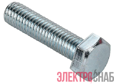 Болт с шестигранной головкой и полн. резьбой DIN 933 М10х60 (уп.30шт) IEK CMZ10-BTP-10-60