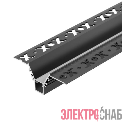 Профиль COMFORT10-V-FANTOM-2000 BLACK L2000 алюм. Arlight 052541