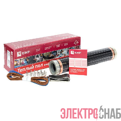 Комплект "Теплый пол" (пленка) 880Вт 4кв.м шир. 0.5м инфракрасный EKF Ik-220-880/0.5-4