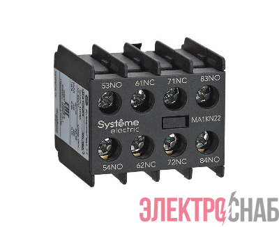 Блок контактов дополнительных MA1KN 2НО+2НЗ SE MA1KN22