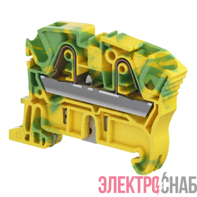 Клемма втычная ZK6-PE - Земля - желто-зеленая - 6 мм, 2 зажима\ 1SNK708150R0000