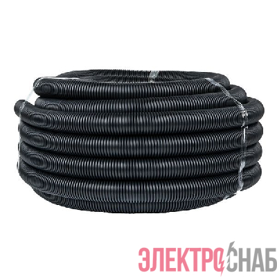 Труба гофрированная d40мм с протяжкой безгалоген. трудногорючая (FRHF) (уп.25м) Plast PROxima EKF FRHF-40