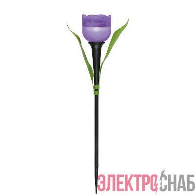 Светильник садовый USL-C-453/PT305 "Лиловый тюльпан" PURPLE TULIP IP44 солнечная батарея Uniel UL-00004278