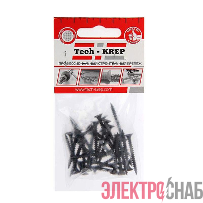 Саморез гипсокартон-металл 3.5х35 (пакет) (уп.30шт) Tech-Krep/Zitar 102379