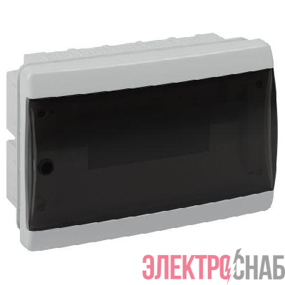 Корпус встраиваемый COMFORT ЩРВ-П-12 IP40 пластик. прозр. крышка бел. Эра Б0067234