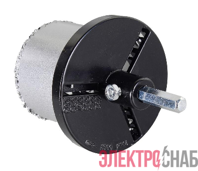 Набор коронок по керамической плитке 33-53-67-73мм Вихрь 73/10/9/4