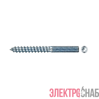 Шпилька сантехническая М6х60 (уп.4шт) Tech-Krep/Zitar 112229