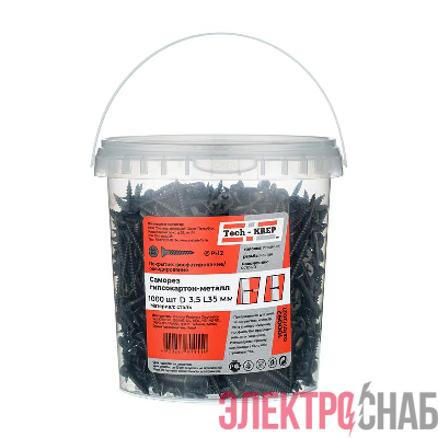 Саморез ШСГМ 3.5х35 (уп.1000шт) Tech-Krep/Zitar 100092