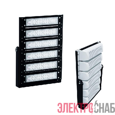 Светильник светодиодный LAD LED R500-6-120-6-400L 400Вт IP67 5000К 57666лм 100-305В КСС типа "Д" крепление на лире бел. ЛАДзавод LADLED6LS6400L