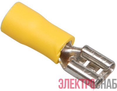 Разъем РпИм 5.5-6-0.5 плоский "мама" (уп.100шт) IEK URM10-006-D34-7