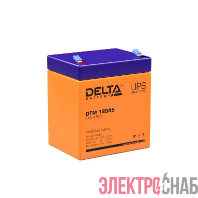 Аккумулятор UPS 12В 4.5А.ч Delta DTM 12045