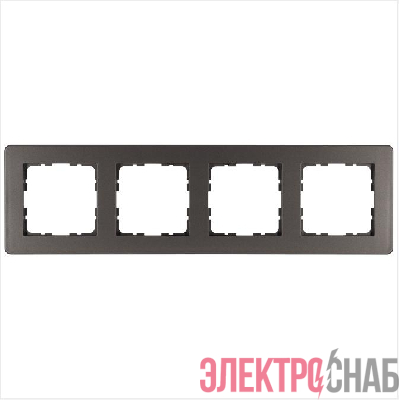 Рамка 4-м G-Flex мокко Jasmart G1104Z