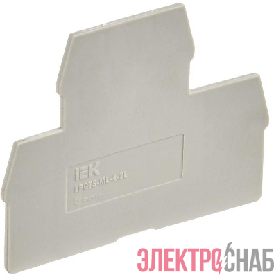 Заглушка для CTS-ML 2 ур. 4кв.мм сер. IEK YCT13-00-2-K03-004-ZGL