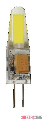 Лампа светодиодная PLED-G4 COB 2.5Вт капсульная 3000К тепл. бел. G4 200лм 12В JazzWay 2855749