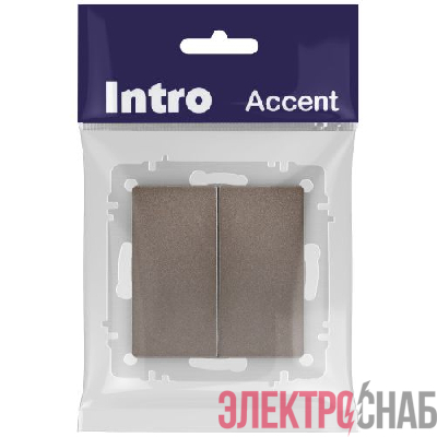 Рамка 4-м СП Accent 6-504-08 бронза Intro Б0063708