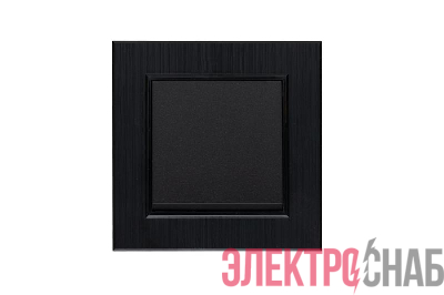 Выключатель 1-клав. Karea LINE STAR чер. Makel 86054001