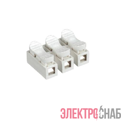 Клемма монтажная СМК PTC-3P 823-2.5 450В 10А 0.2-2.5кв.мм JazzWay 5074163