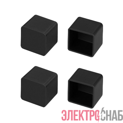 Заглушка WPH-FLEX-1616 BLACK глухая пластик (комплект) Arlight 045875
