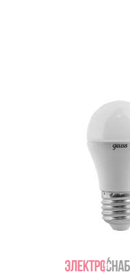 Лампа светодиодная Black 6.5Вт шар 3000К тепл. бел. E27 520лм 150-265В Gauss 105102107