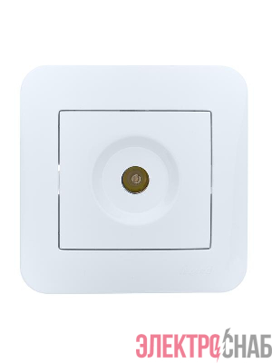 Розетка телевизионная оконечная TV СП ASTI IP20 в сборе бел. LEZARD 7081-0202-130