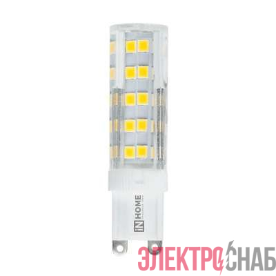 Лампа светодиодная LED-JCD-VC 5Вт 230В G9 4000К 450Лм IN HOME 4690612019895