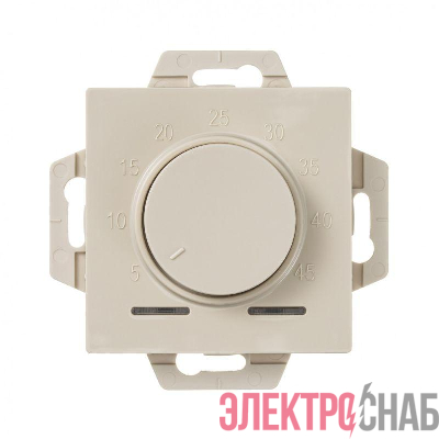 Механизм термостата ATLASDESIGN электрон. теплого пола с датчиком 10А беж. SchE ATN000235