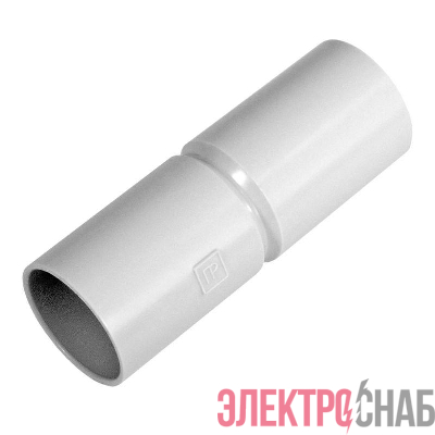 Патрубок-муфта d50мм безгалоген. (HF) атмосферостойкая сер. Промрукав PR13.0355
