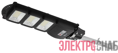 Светильник 60Вт 5000К IP65 700лм консольный на солнечной батарее SMD с кронштейном с датчиком движения ПДУ Эра Б0046802
