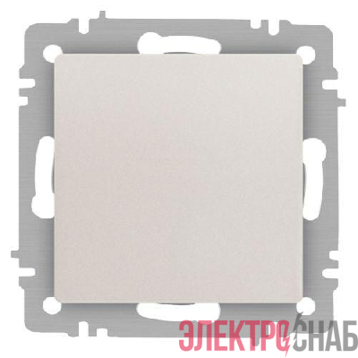 Кнопка Accent 6-109-06 10А-250В IP20 СУ перламутр. Intro Б0063615