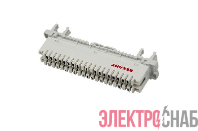 Плинт размыкаемый универсальный на 10 пар маркировка 0-9 Rexant 04-0121