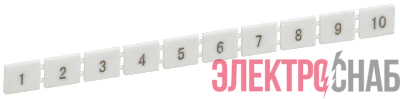 Маркировка для СМК серии 222-41ХХ (уп.50шт) IEK UKZ20D-41XX-MK