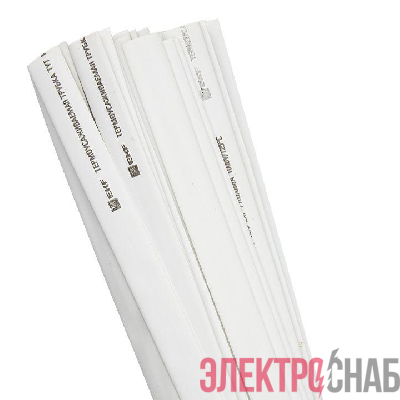 Трубка термоусадочная ТУТ нг 16/8 бел. 1м (уп.50м) PROxima EKF tut-16-w-1m