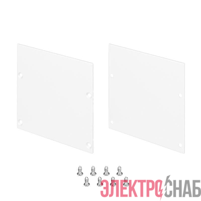 Заглушка LINE-S-7575 WHITE глухая металл (комплект) Arlight 041887