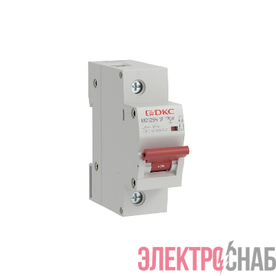Выключатель автоматический модульный max типа MD125H 10кА 1п C 80А YON MD125H-1PC80