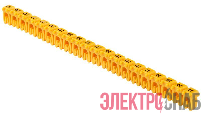 Маркер открытого типа KE 0.75-1.5кв.мм символ "R" (уп.200шт) IEK UMK-KE1-R