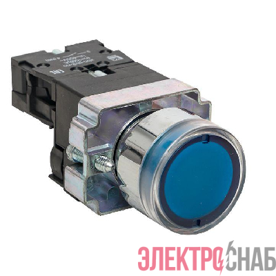Кнопка BW61 с подсветкой 24В син. NO PROxima EKF xb2-bw61-24